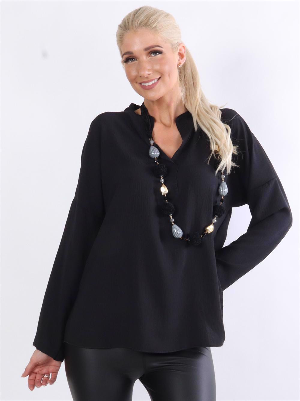 Ginny - Enkel tunika med v-ringning